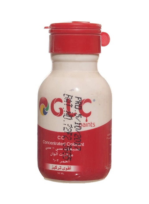 Glc Package Of Universal Oil-Based And Water-Based Colors, High Concentration, Cc 603, 50 Ml, Red
