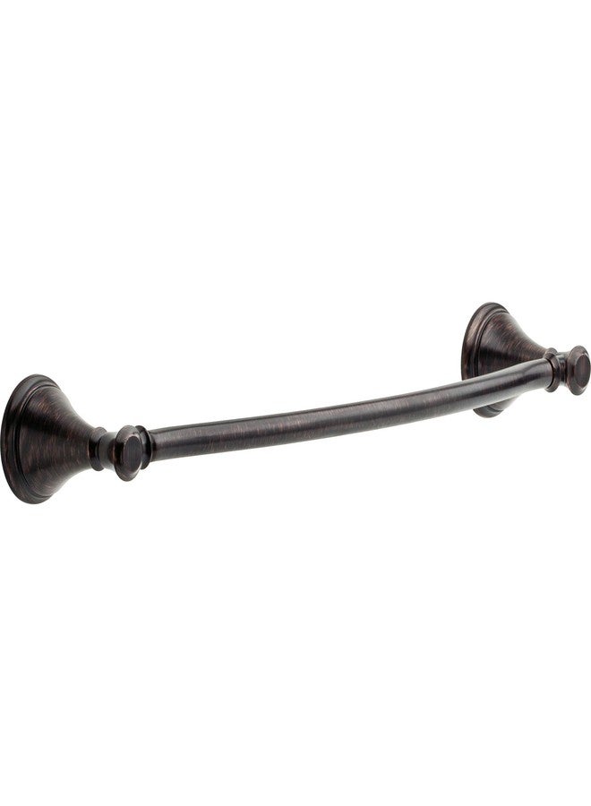 DELTA FAUCET 79718-RB Cassidy 18-in Wall Mount Towel Bar Bath Hardware Accessory in Venetian Bronze - Image 1