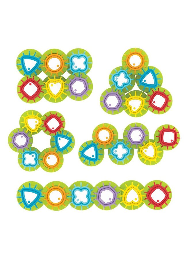 Yookidoo Yookidoo Shape ‘N’ Spin Gear Sorter. A Developmental Activity Toy for Kids Ages 1-3. Toddlers Sortering Game with Multiple Colors and Shapes, That Also Spins.  - Image 5