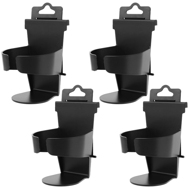 4 Pcs Car Back Seat Headrest Hanging Cup Holder Organizer Black Storage For SUV Truck - Image 2