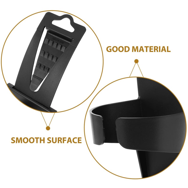 4 Pcs Car Back Seat Headrest Hanging Cup Holder Organizer Black Storage For SUV Truck - Image 4