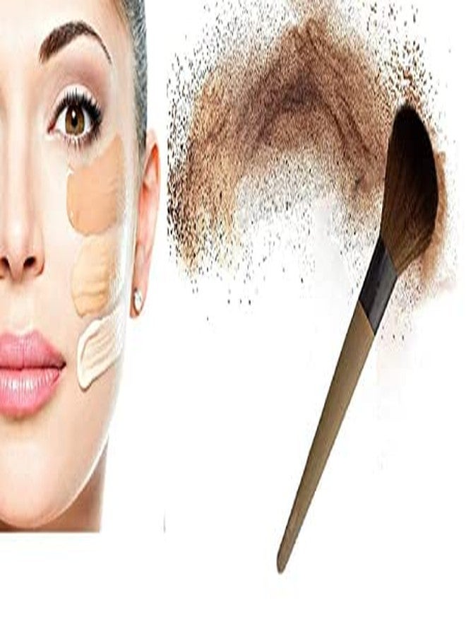 Fully Foundation Makeup Cosmetic Brush with Soft Hair - Image 1