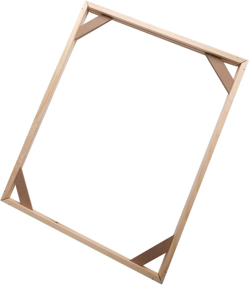 DIY Wooden Frame Canvas Paintings and Posters, 3CM Wide Sturdy Picture Frame Kit Home Wall Decor, Assembly Art Display Frame(40 * 50cm) - Image 2