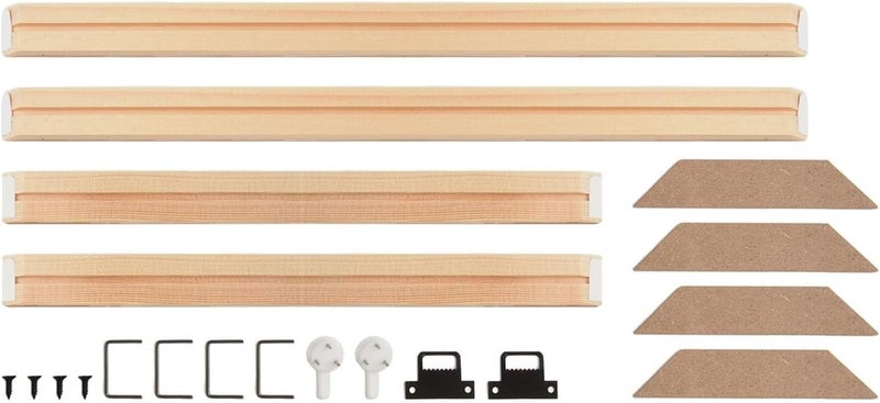 DIY Wooden Frame Canvas Paintings and Posters, 3CM Wide Sturdy Picture Frame Kit Home Wall Decor, Assembly Art Display Frame(40 * 50cm) - Image 5