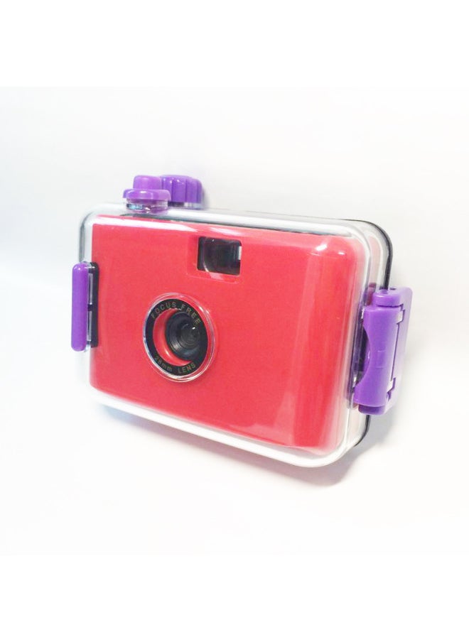 Generic - Source Manufacturer 135 Retro Film Film Fool Underwater Waterproof Diving Non-polaroid Camera Customization *made In Stock-Color:Red White Shell - Image 1