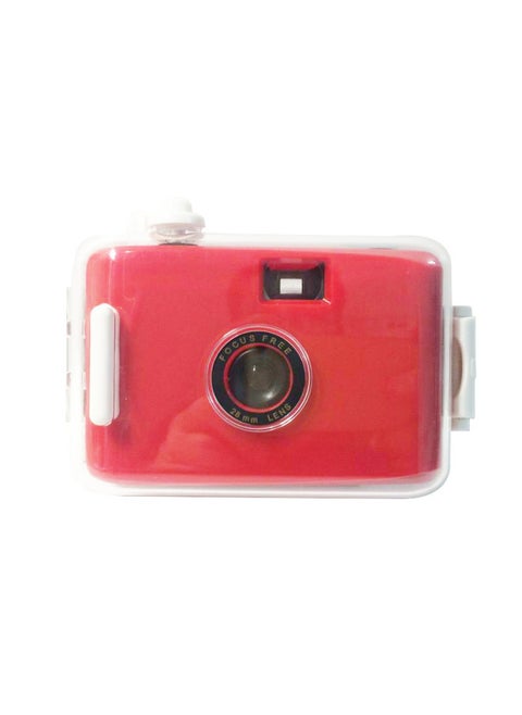 Source Manufacturer 135 Retro Film Film Fool Underwater Waterproof Diving Non-polaroid Camera Customization *made In Stock-Color:Red White Shell