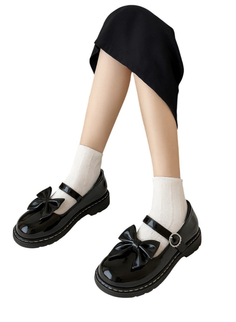 RIOXS Women's Pumps Block Heels, Square Toe Mary Jane Shoes With 2.2" High Heel, Low Chunky Heel Shoes, Elegant Dress Shoes For Work Wedding Party, Comfy Casual Slip-ons, Laides Trendy Chunky Heels - Image 1