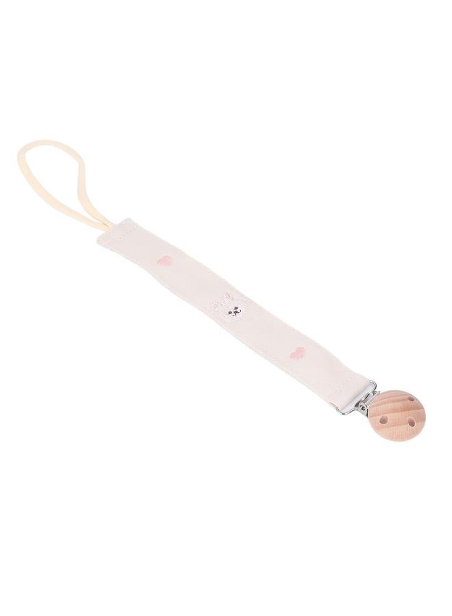 Pacifier Clip Cloth Baby Teething Toy Teether Chewing Holder Strap Easy Carrying for Infant Rabbit  - Image 4