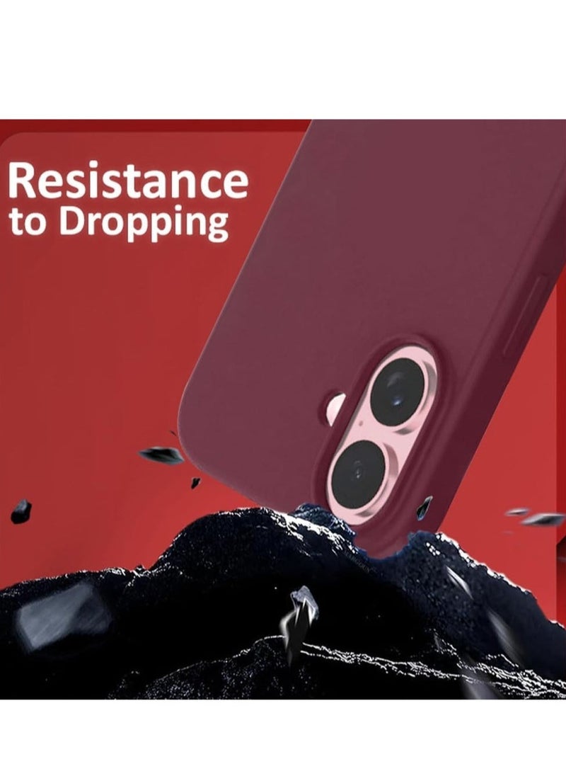 JAJEEK Liquid Silicone Case for iPhone 16 – Ultra Slim Design with Soft Anti-Scratch Microfiber Lining & Drop Protection - Image 4