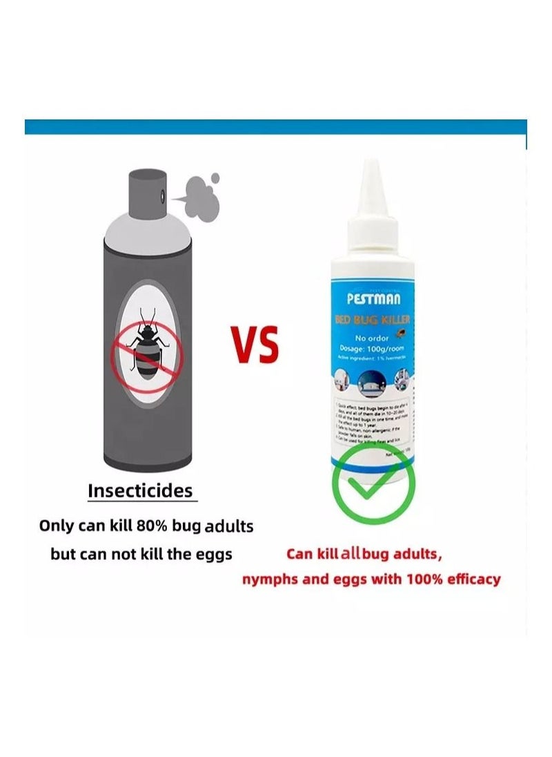 Bed Bug and Cockroach Killer Powder  (2 bottles of 60g)