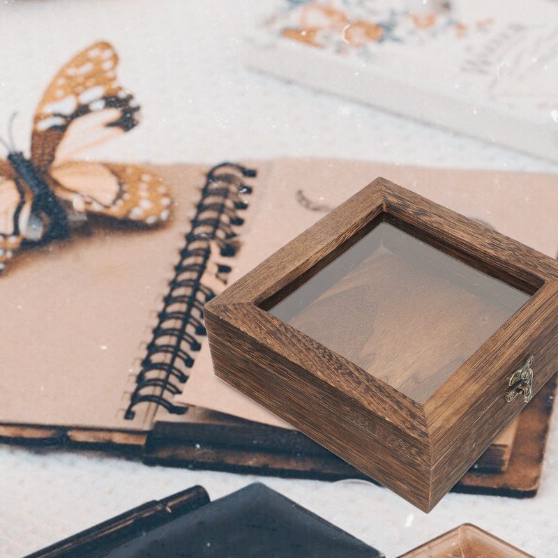 Specimen Display Box Retro Sample Container Jewelry Packaging Box - Image 4