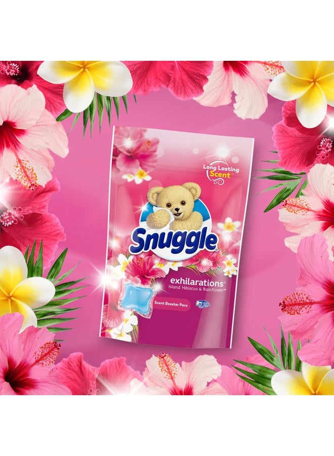 Snuggle معزز رائحة الغسيل من إكزهيليشنز، هاواي هبيسكس وزهرة المطر، 20 قطعة - Image 3