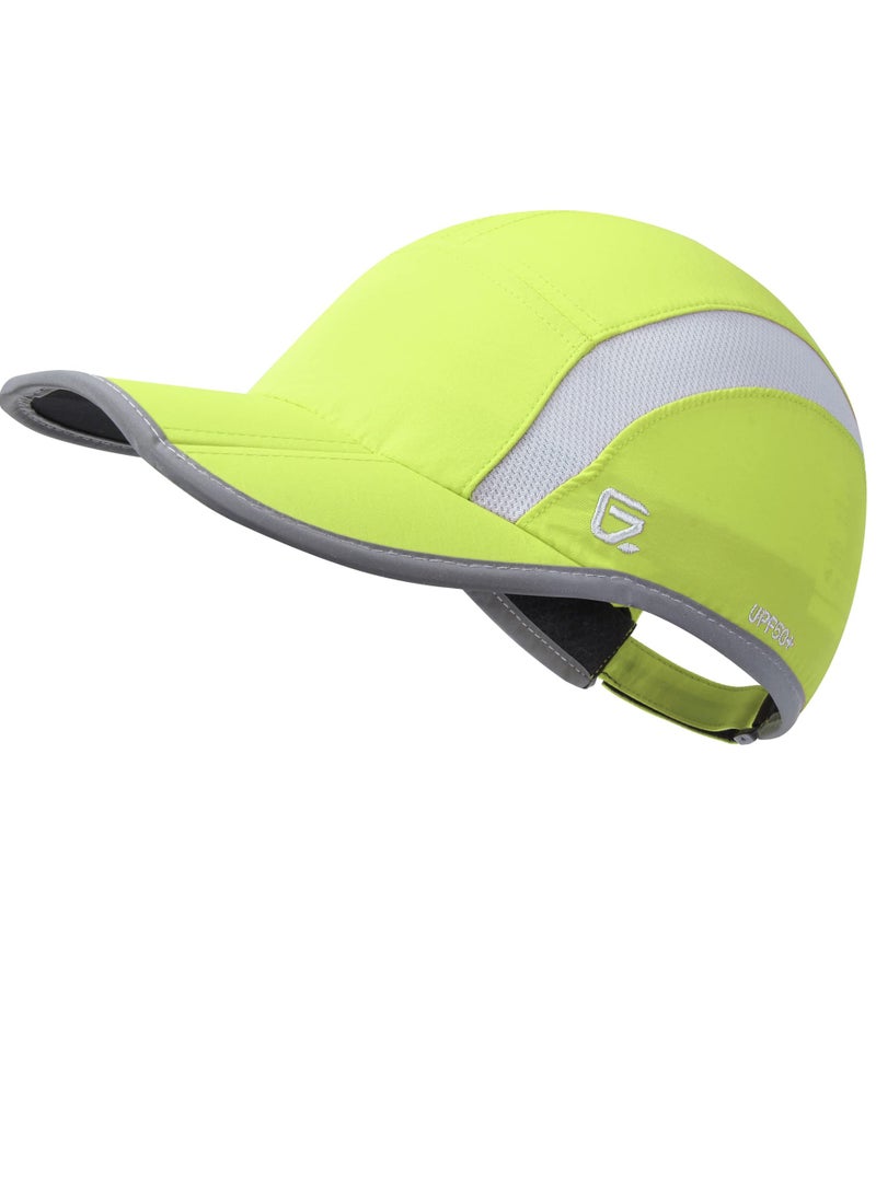 KASTWAVE Men Women Baseball Cap, Reflective Folding Outdoor Hat Adjustable Unstructured Design UPF 50+ Sun Protection Sport Hats Uni Baseball Cap - Image 1