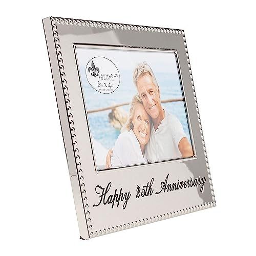 Lawrence Frames 4x6 Happy 25th Anniversary Picture Frame (290064) - Image 2