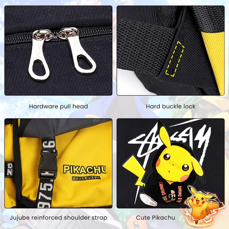 Climberty ® School Bags for Boys Girls Cute Cartoon Print School Trolley Bag with Wheel and Detachable Wheel Stand Waterproof Travel Backpack Gift Kids Trolley Bags for Girls Boys - Image 4