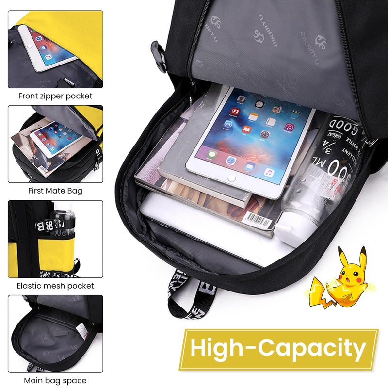 Climberty ® School Bags for Boys Girls Cute Cartoon Print School Trolley Bag with Wheel and Detachable Wheel Stand Waterproof Travel Backpack Gift Kids Trolley Bags for Girls Boys - Image 3