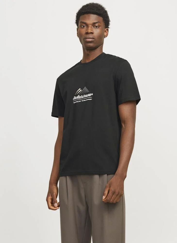 JACK & JONES Logo Crew Neck T-Shirt