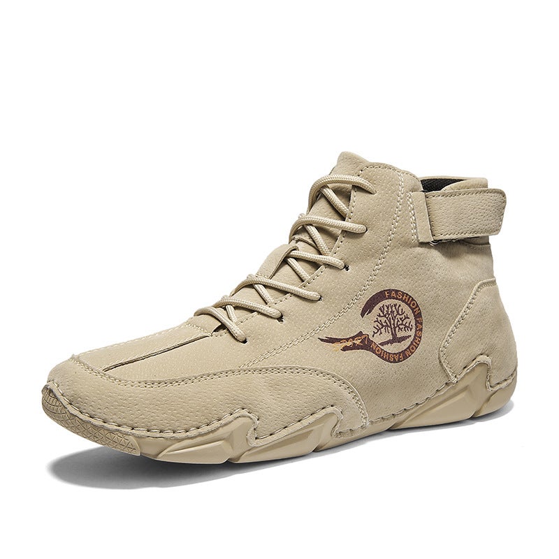 Men's Martin Ankle Boots - Casual Lace-up Boots - Image 2