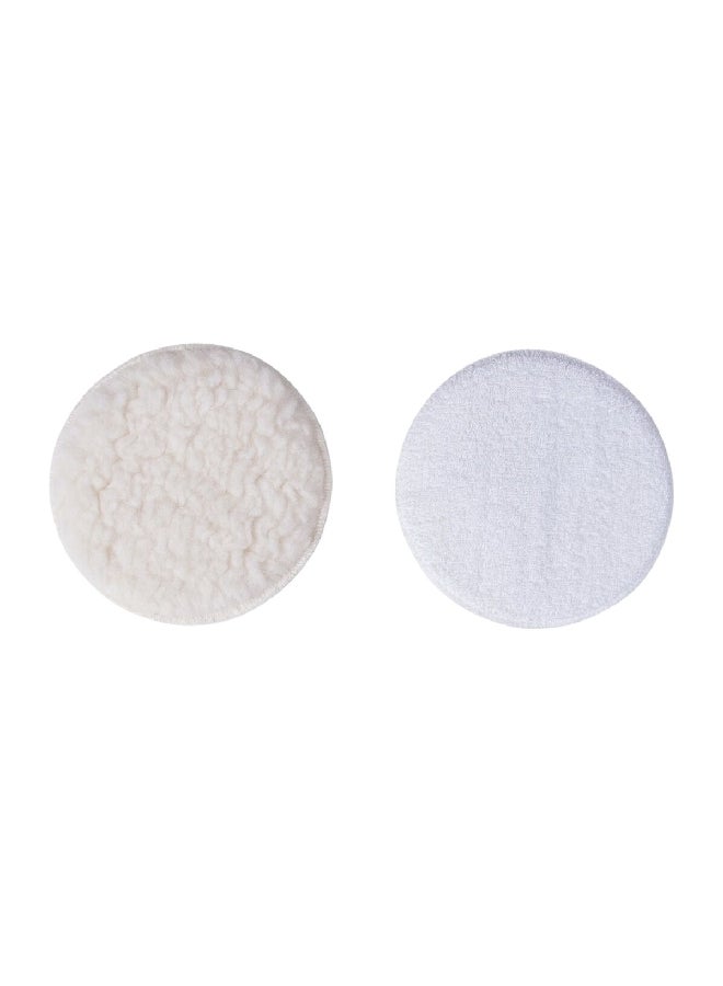 Tactix 2-Piece Velcro Polishing Caps 180 mm 446867  - Image 2