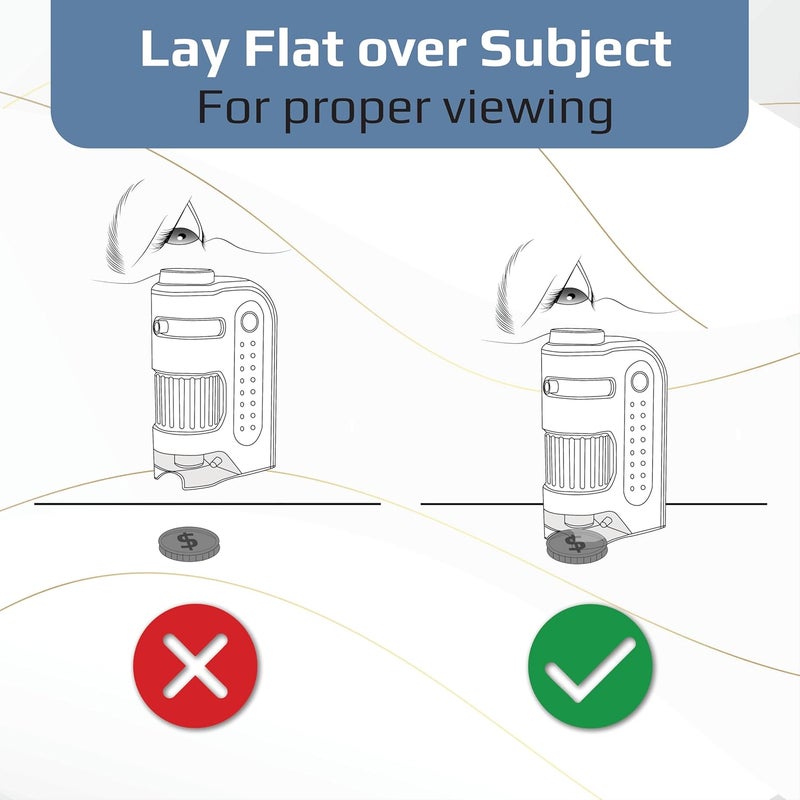 Carson MicroBrite Plus 60x-120x Power LED Lighted Pocket Microscope (MM-300) - Image 4