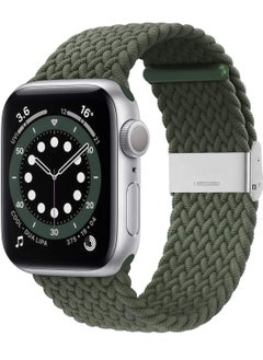 Generic Adjustable Braided Solo Loop Stretchable Elastics Sport for iWatch Ultra Compatible with Apple iWatch Bands 49/42/44/45mm Women Men  - Image 1