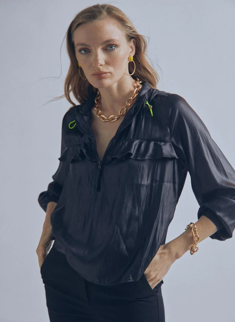 Lola Casademunt Bomber jacket shirt
