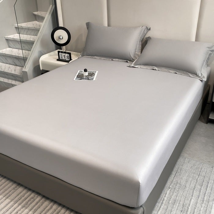 شريحة ملاءة تجارية، غطاء مرتبة سيمونز، غطاء واقي، غطاء مرتبة مضاد للغبار، طلب قطعة واحدة 1.2م/ 1.5م لون صلب - Image 3