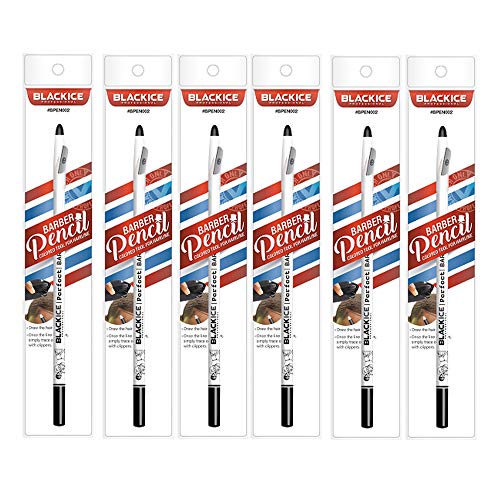 Black Ice Spray Barber Pencil (White) - 6 pieces - Image 1