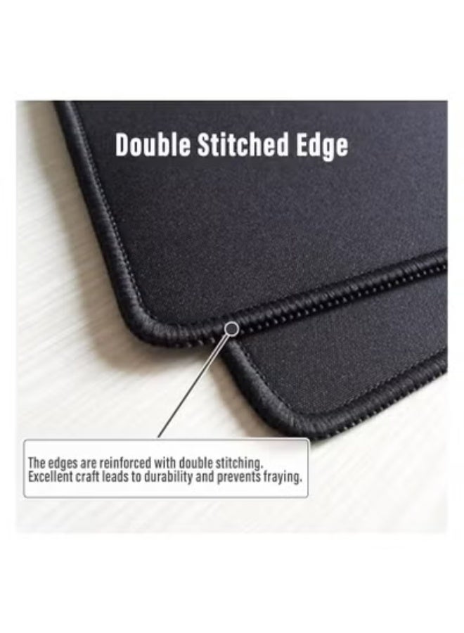 ج ت س آ ل لوحة ماوس كبيرة للألعاب – 600×300×2 مم – قاعدة مطاطية مانعة للانزلاق مع حواف مخيطة – تصميم أبيض أنيق ومثالي للاعبين ومكاتب العمل – حجم XXL ممتد للوحة المفاتيح والماوس - Image 4