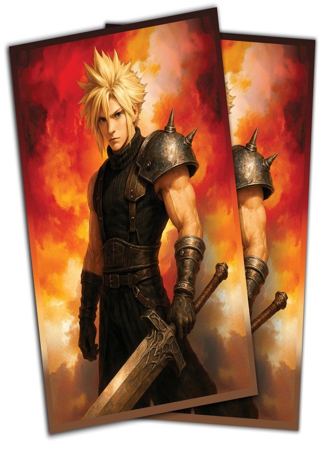 Digital Sorcery Studio Anime Mercenary Soldier Card Sleeves 102 Pack - Compatible with MTG & TCGs - Perfect for Cloud Final Fantasy Commander Decks - Premium Card Game Sleeves for Magic - Image 1