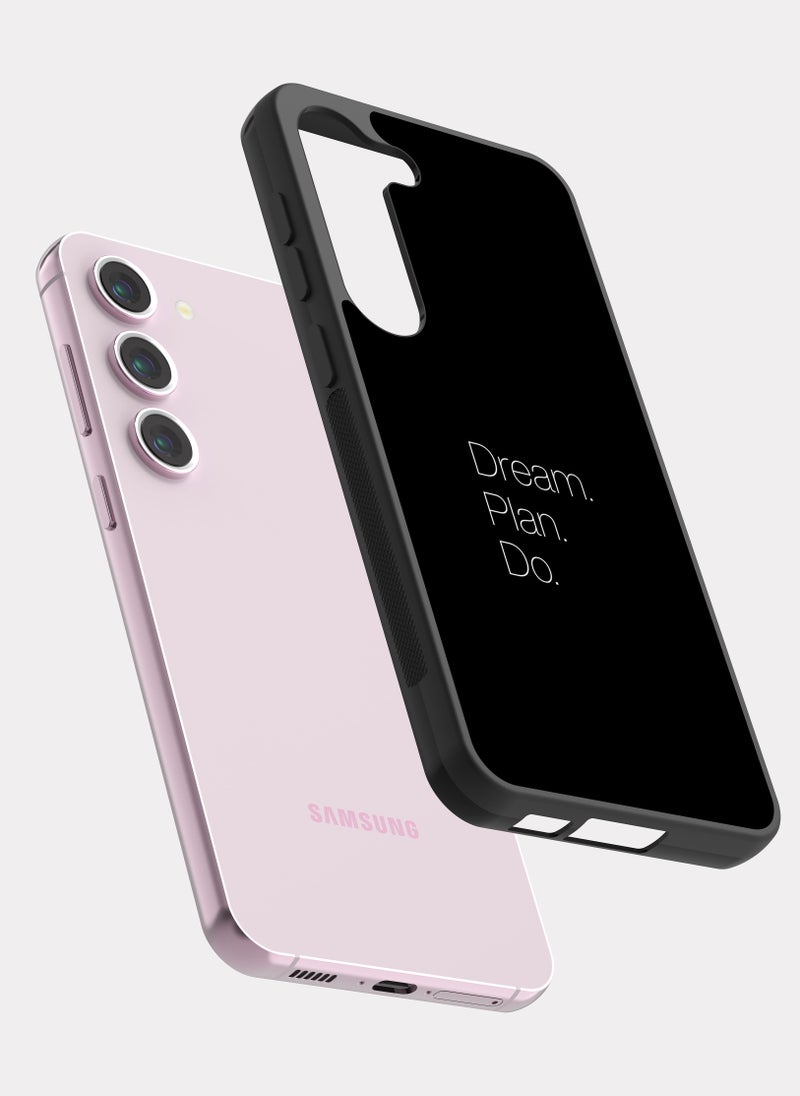 بكسلات كفر سامسونج جالكسي اس 23 اقتباس انجليزي احلم خطط افعل - Image 2