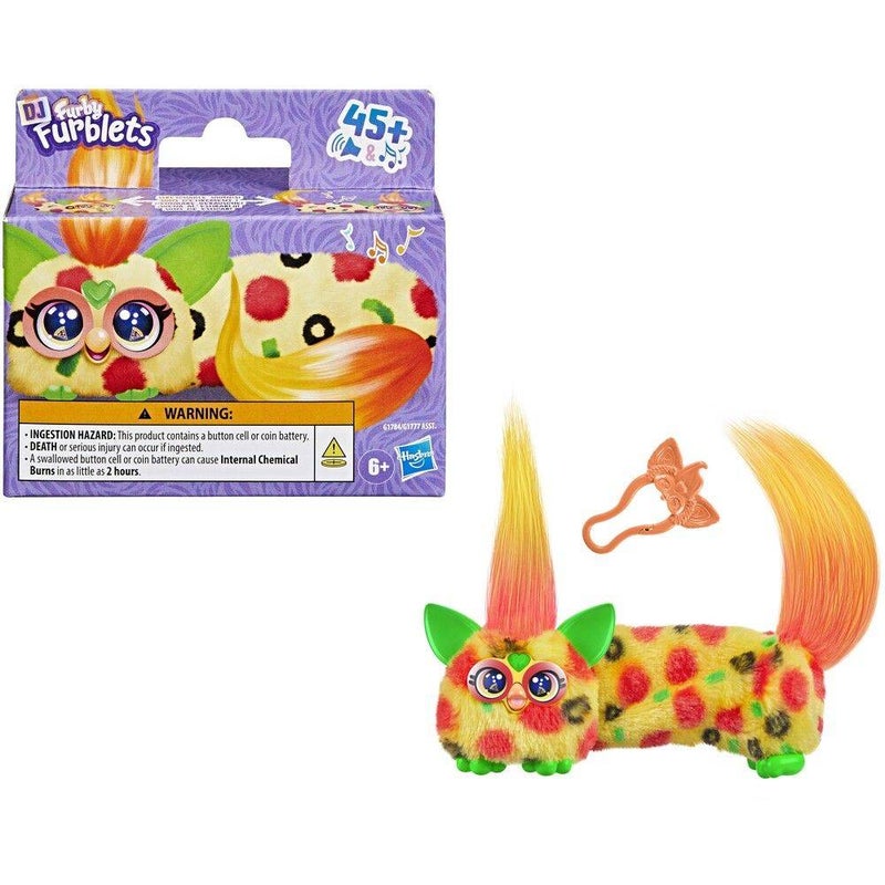 Furby فوربي دي جي فوربلتس بيب-أوه-روني لعبة قماش إلكترونية صغيرة - Image 2