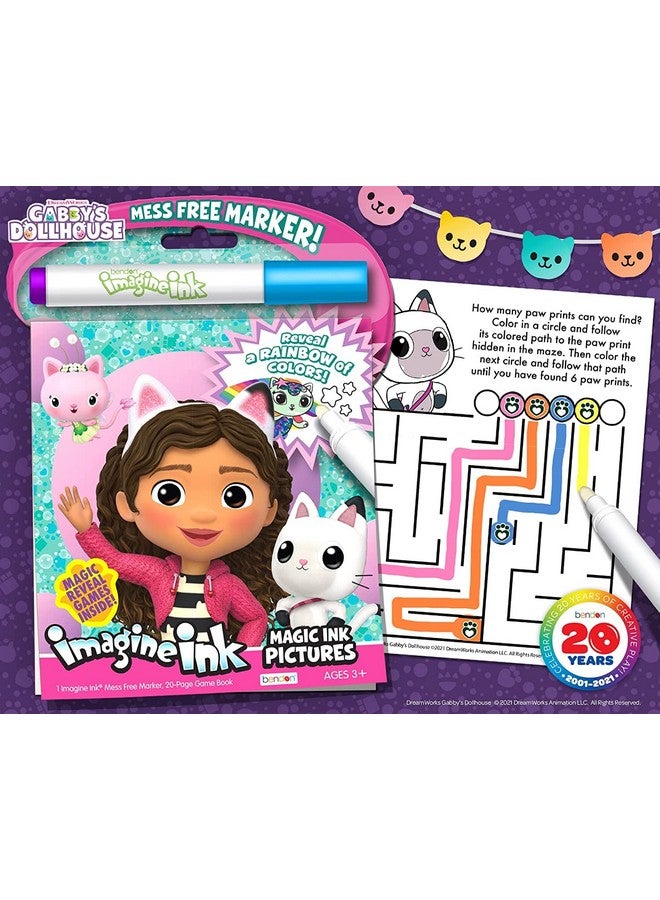 Bendon Gabby's Dollhouse Coloring Book and Stickers Super Set for Girls - Featuring Activities, Mazes, Games, Puzzles - Image 3