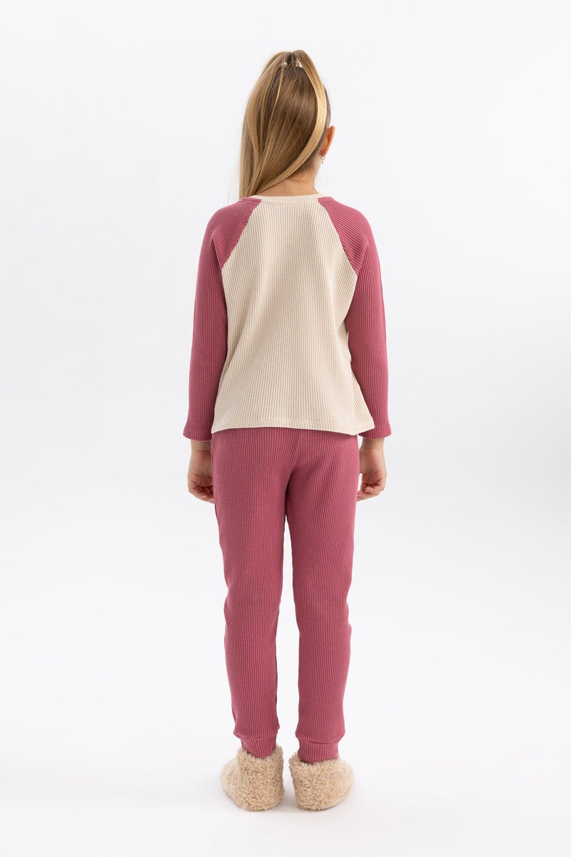DeFacto Girl 2 piece Regular Fit Knitted Pyjamas  - Image 4