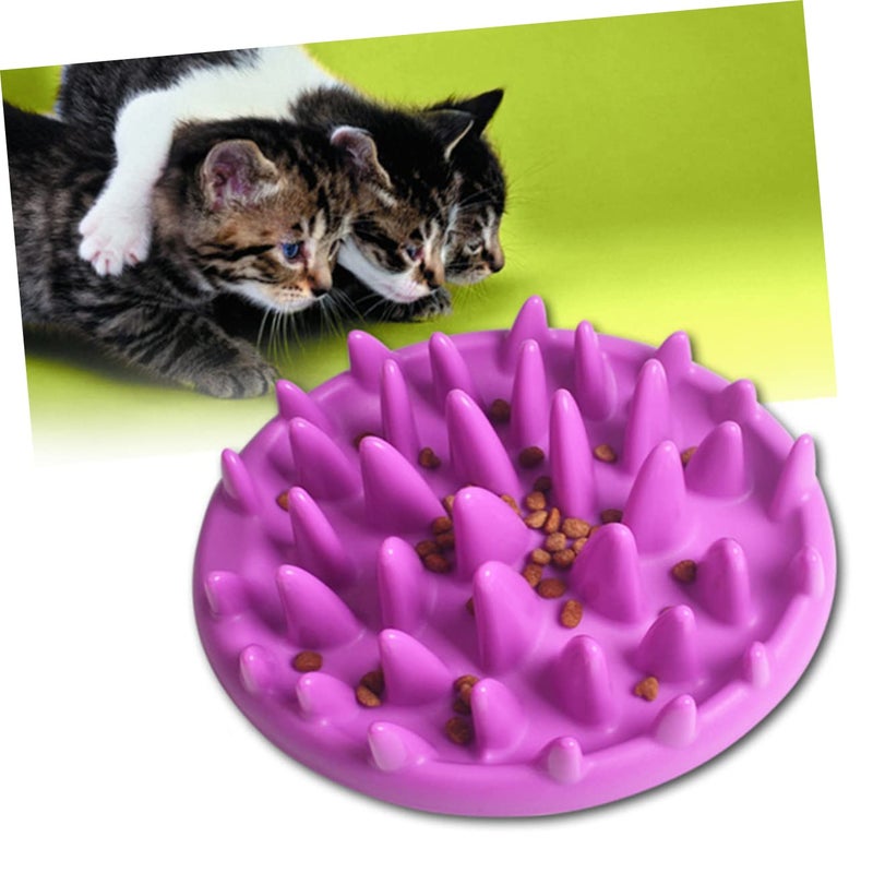 Jungle Shaped Interactive Slow Feeder Pet Bowl for Healthy Feeding and Travel Blue - Image 3