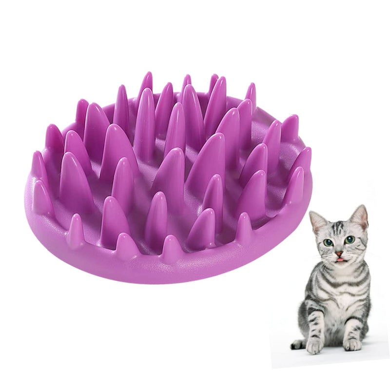 Jungle Shaped Interactive Slow Feeder Pet Bowl for Healthy Feeding and Travel Blue - Image 4