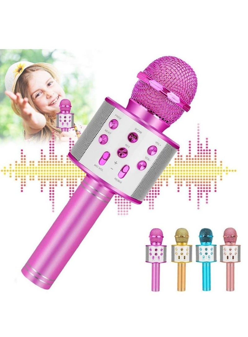 ELTRAZONE Bluetooth Karaoke Microphone Wireless,Portable Singing Microphone for Kids Adults Karaoke Machine for Kids Toys Birthday Gifts Ideas for 3 4 5 6 7 8 9 10 11 12 Year Old - Image 1