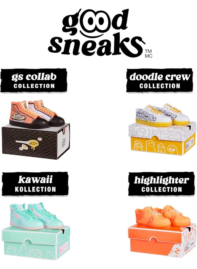 MGA's Miniverse MGA’s Miniverse Make It Mini Sneakers Set, DIY Collectible Shoes with Moldable Sole, Shoebox, Accessories & Display Stand & 12 Surprise Styles Including High Tops & Low Tops for Sneaker Fans- 546955 - Image 4