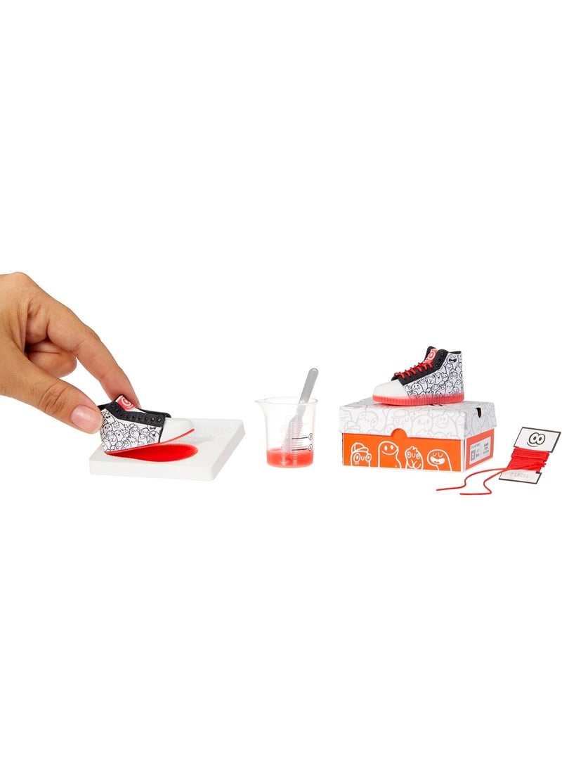 MGA's Miniverse MGA’s Miniverse Make It Mini Sneakers Set, DIY Collectible Shoes with Moldable Sole, Shoebox, Accessories & Display Stand & 12 Surprise Styles Including High Tops & Low Tops for Sneaker Fans- 546955 - Image 2