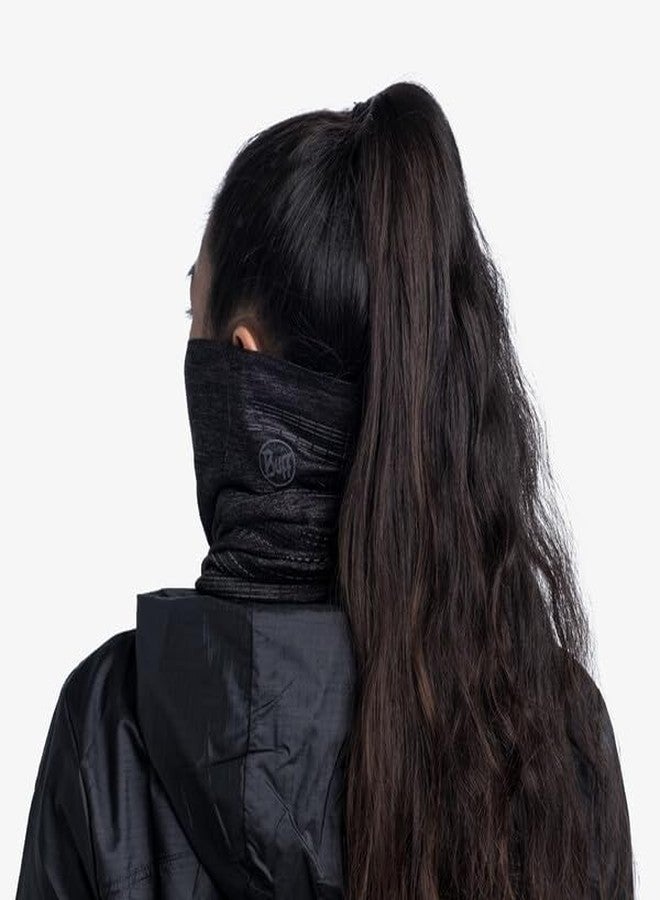 Buff DryFlx Neck Gaiter, For Runners, Moisture-Wicking, Breathable, Reflective, Neck Warmer, Face Mask, R-Black, Adult Size - Image 4