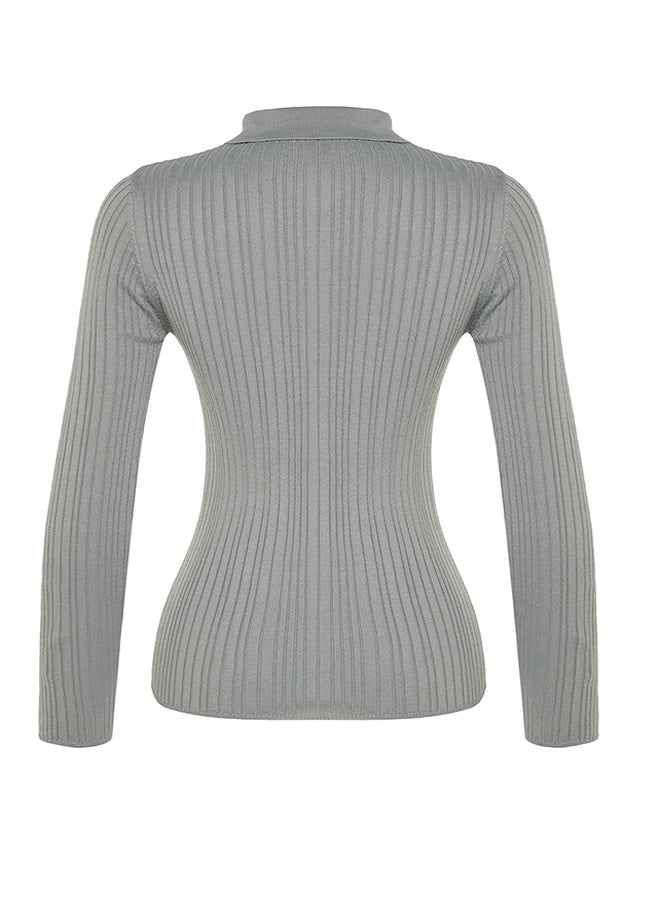 Gray Soft Textured Polo Neck Knitwear Cardigan TWOAW20HI0070 - pzsku/Z008412D3E33FA7379C83Z/45/_/1730941934/f16dd4d6-c5ae-478f-b506-b8fd00d71251