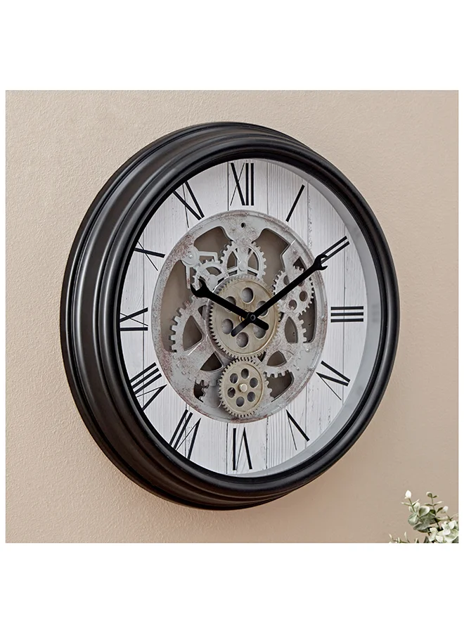 Home Box Saratoga Wall Clock 45.5 x 6.5 x 45.5 cm