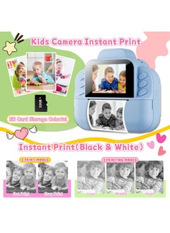 Generic Puzzle Children's Camera Photo Printing Camera Print HD Thermal Children's Photo Camera-Color:Pink  - Image 4