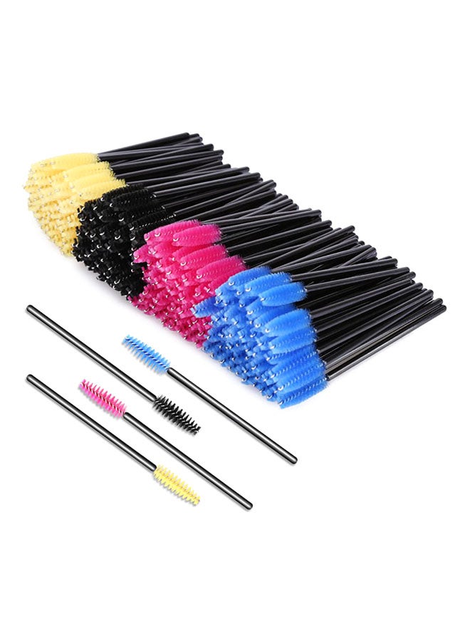 CYTHERIA 100-Piece Disposable Mascara Wands, Eye Lash/Eyebrow Applicator Makeup Brush Kit Multicolour - Image 1