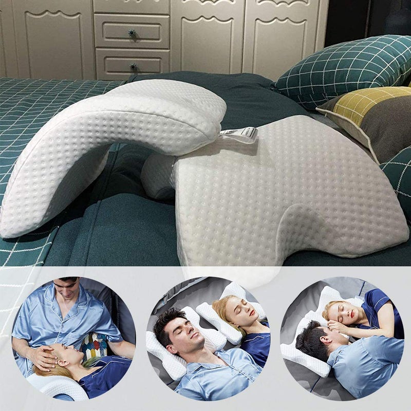 GNOLY Neck/Shoulder/Head/Arm/Back Support Bed Sleeping Pillow Pressure Free Memory Foam Pillow Arms Protector Pillow Slow Rebound Pillow (1Pcs) - Image 3