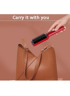 General Cordless Hair straightening Comb and Curling Iron for Home Portable Travel Dual-use Curling and straightening Comb  - Image 3