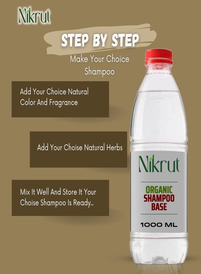 Nikrut Natural & Organic Transparent Shampoo Base Pure (1000 Ml) - Image 3