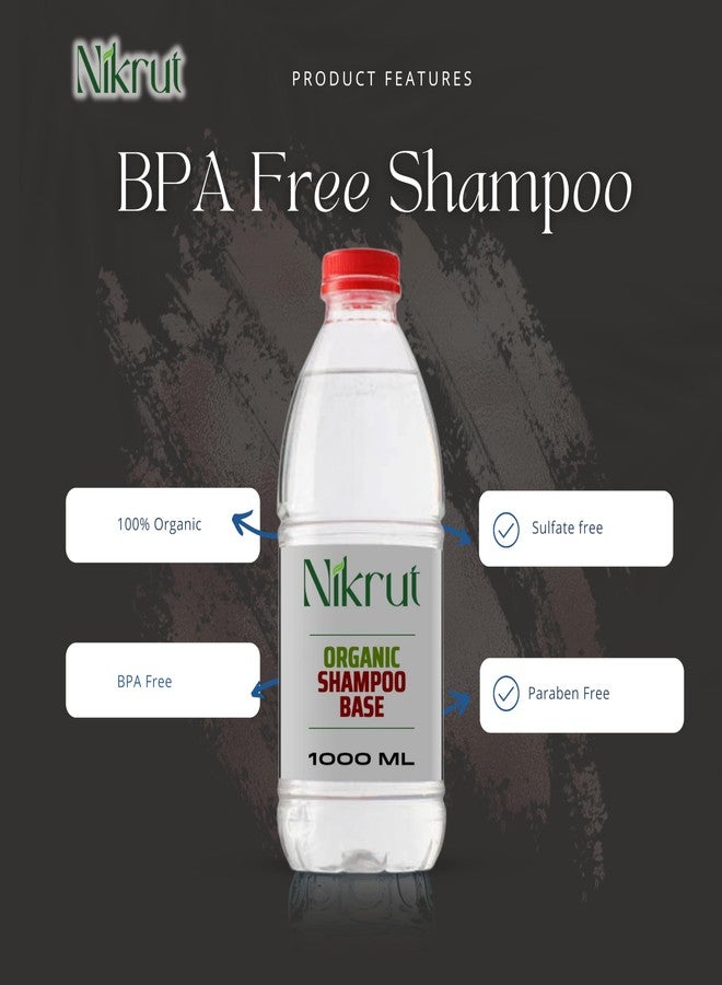 Nikrut Natural & Organic Transparent Shampoo Base Pure (1000 Ml) - Image 2