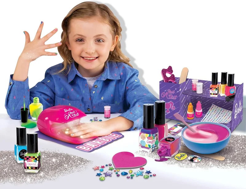 باربي Barbie My Trendy Nail Art Colour Change Kit