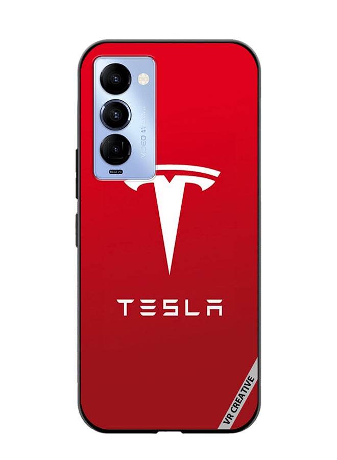 VR CREATIVE Protective Case Cover For Tecno Camon 18/18 P Tesla Design Multicolour - Image 1